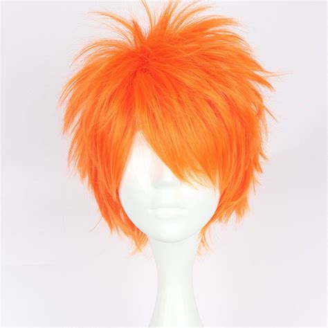 brown orange wig|orange wig for men.